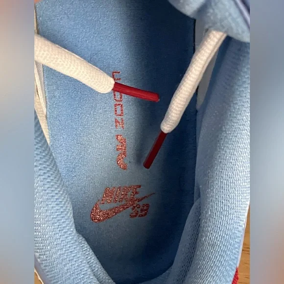 RARE Nike Dunk Low Premium SB Philadelphia Phillies Sneakers Philly Shoes - Picture 9 of 16